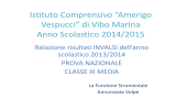 Diapositiva 1 - Istituto Comprensivo "Amerigo Vespucci"