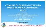 COMUNE DI QUINTO DI TREVISO IMPOSTA UNICA COMUNALE