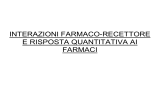 interazioni farmaco-recettore e risposta quantitativa ai farmaci