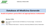 Database di Medicina Generale: analisi dei pattern prescrittivi e dell