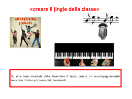 jingle della classe - comprensivotolfa.gov.it