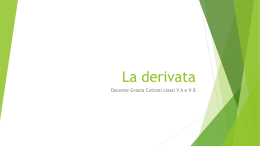 La derivata - Istituto omnicomprensivo Carsoli