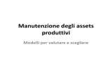 Manutenzione degli assets produttivi