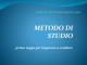 Metodo di Studio – Slide