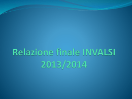 INVALSI II e V 2013