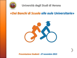 Presentazione agli studenti - Tandem