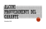 Alcuni provvedimenti del Garante