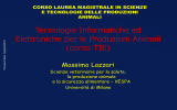 SENSORI PER IL MONITORAGGIO DEI BOVINI