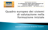 Quadro europeo sistemi di valutazione - CIOFS-FP