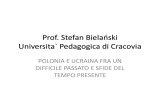 slide del prof. Stefan Bielanski - Web server per gli utenti dell