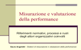 Misurazione e valutazione della performance