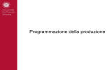 Programmazione della produzione