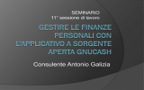 11 Gestire le finanze personali con l`applicativo a