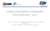 fondo ingegneria finanziaria por fesr 2007 * 2013