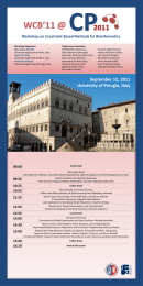 Diapositiva 1 - Università degli Studi di Perugia