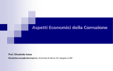 Corruzione - Facoltà di Economia