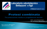 Protesi combinata - protesi dentale fissa implantare rimovibile