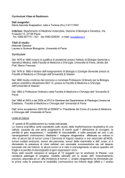 Curriculum Vitae et Studiorum Dati anagrafici Maria Assunta