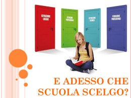 Powerpoint presentazione scuole