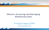 iMarine: Accessing and Managing Biodiversity Data