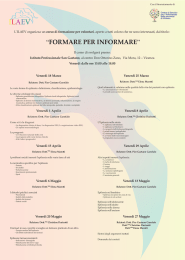 “FORMARE PER INFORMARE”