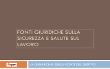 Fonti giuridiche sulla sicurezza e salute sul lavoro