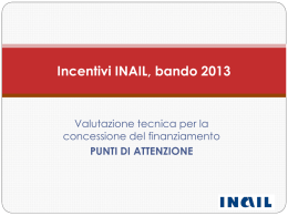 Tipologia 1- Progetti di investimento