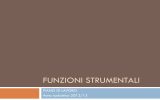 FUNZIONI STRUMENTALI