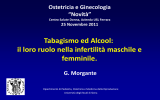 Tabagismo ed Alcool: il loro ruolo nella infertilità