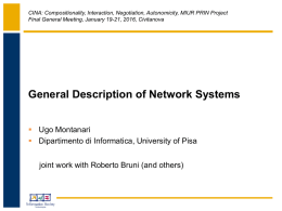 Networks - SYSMA@IMT Lucca