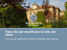 Template nuovo PoliMi Powerpoint