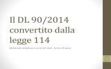 Dl 90 2014 - Bianco e Associati SRL