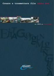 Creare e trasmettere file Adobe Pdf