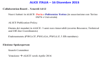 ALICE ITALIA – 16 Dicembre 2015 Proiezione