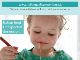 Presentazione Italian Quality Experience