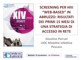 “web-based” in abruzzo