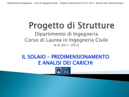 Progetto di Strutture