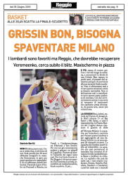 GRISSIN BON, BISOGNA SPAVENTARE MILANO