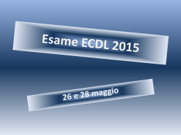 Esame ECDL 2015 - icferrarivercelli.gov.it