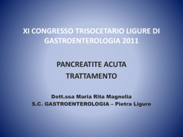 xi congresso trisocetario ligure di gastroenterologia 2011
