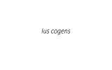 Ius cogens