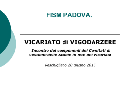 GESTIONE DEL PERSONALE - Vicariato di Vigodarzere