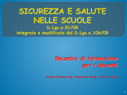 sicurezza e salute nelle scuole - istituto comprensivo Crosia