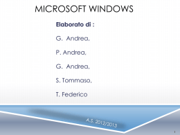 La nascita di Windows.