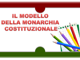 modello monarchia costituzionale