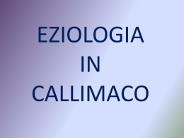 ppt callimaco