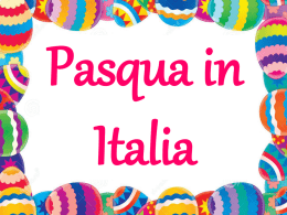 Pasqua in Italia ppp