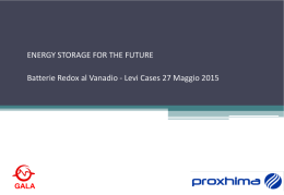 o - Centro studi di economia e tecnica dell`energia Giorgio Levi Cases