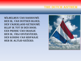The Dutch Anthem