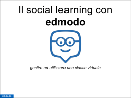 Il social learning con edmodo